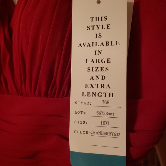 Red Bridesmaid Dress - Picture 3 of 16